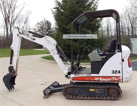 bobcat 324 mini excavator for sale|bobcat mini excavator size chart.